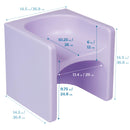 Chaise cube 3 en 1 Tri-Me, siège de jeu ou table portable d'intérieur/extérieur pour enfants et tout-petits
