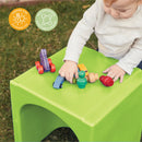 Chaise cube 3 en 1 Tri-Me, siège de jeu ou table portable d'intérieur/extérieur pour enfants et tout-petits