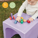 Chaise cube 3 en 1 Tri-Me, siège de jeu ou table portable d'intérieur/extérieur pour enfants et tout-petits