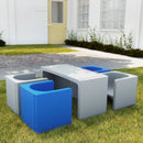 Chaise cube 3 en 1 Tri-Me, siège de jeu ou table portable d'intérieur/extérieur pour enfants et tout-petits