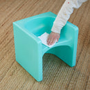 Chaise cube 3 en 1 Tri-Me, siège de jeu ou table portable d'intérieur/extérieur pour enfants et tout-petits