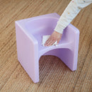 Chaise cube 3 en 1 Tri-Me, siège de jeu ou table portable d'intérieur/extérieur pour enfants et tout-petits