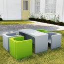 Chaise cube 3 en 1 Tri-Me, siège de jeu ou table portable d'intérieur/extérieur pour enfants et tout-petits