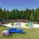 Chaise cube 3 en 1 Tri-Me, siège de jeu ou table portable d'intérieur/extérieur pour enfants et tout-petits