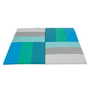 Turning Tiles Activity Play Mat, Colorful Tummy Time Folding Foam Mat