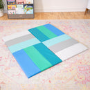 Turning Tiles Activity Play Mat, Colorful Tummy Time Folding Foam Mat