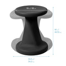 Twist Wobble Stool, Active Learning Chair, Flex Seating, 18in Seat Height