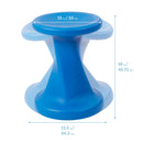 Twist Wobble Stool, Active Learning Chair, Flex Seating, 18in Seat Height