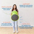 Twist Wobble Stool, Active Learning Chair, Flex Seating, 18in Seat Height