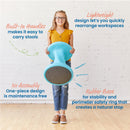 Twist Wobble Stool, Active Learning Chair, Flex Seating, 18in Seat Height