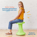 Twist Wobble Stool, Active Learning Chair, Flex Seating, 18in Seat Height