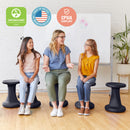 Twist Wobble Stool, Active Learning Chair, Flex Seating, 18in Seat Height