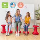 Twist Wobble Stool, Active Learning Chair, Flex Seating, 18in Seat Height