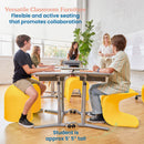 Wave Seat, Active Learning Chair, Flexible Seating, 18in - 19.6in Seat Height