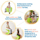 Wave Seat, Active Learning Chair, Flexible Seating, 18in - 19.6in Seat Height