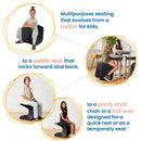 Wave Seat, Active Learning Chair, Flexible Seating, 18in - 19.6in Seat Height