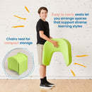Wave Seat, Active Learning Chair, Flexible Seating, 18in - 19.6in Seat Height